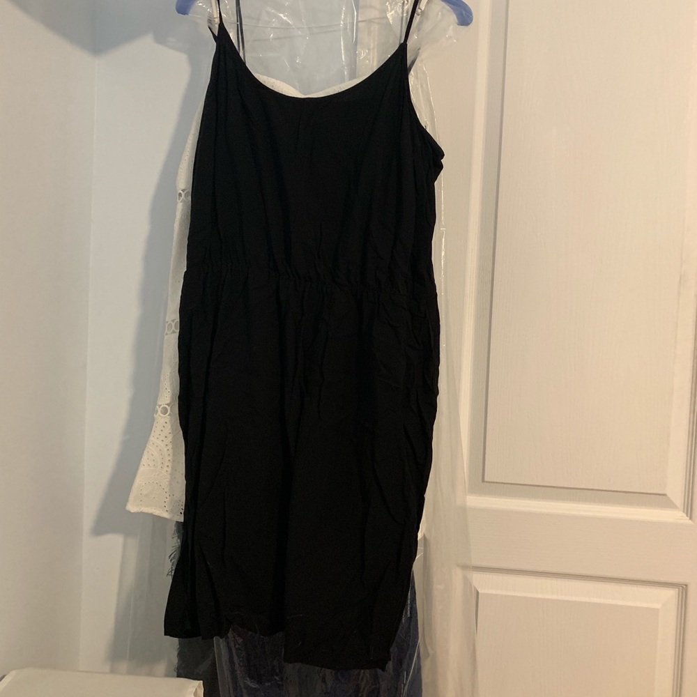 Old Navy black dress with elastic band in middle
